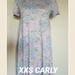 Lularoe Dresses | Lula Roe Carly | Color: White/Yellow | Size: Xxs