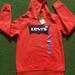 Levi's Shirts & Tops | Kids Red Levi's Hoodie Size 10/12 | Color: Red | Size: Kids 10/12