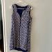 J. Crew Dresses | Jcrew Shift Dress Ikat Pattern | Color: Blue | Size: 0