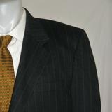 Burberry Suits & Blazers | Burberrys Prorsum Vintage Charcoal Stripe Flannel Weight Two Button Suit 42l | Color: Gray | Size: 42l
