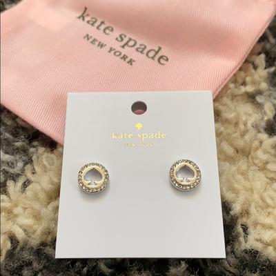 Kate Spade Jewelry | Kate Spade | Spot The Spade Earrings In Silver | Color: Silver | Size: Os