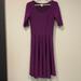 Lularoe Dresses | Lularoe Purple Nicole Dress | Color: Black/Purple | Size: S