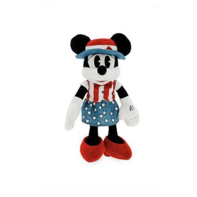 Disney Toys | Disney Parks Minnie Mouse Americana Plush 11" | Color: Red | Size: 11"