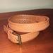 J. Crew Accessories | J. Crew Brown Skinny Perforated Belt | Color: Brown | Size: 32”