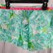 Lilly Pulitzer Shorts | Lilly Pulitzer Callan Shorts Blue Floral Tropical | Color: Blue/Green | Size: 4