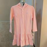 Ralph Lauren Dresses | Girls Ralph Lauren Soft Pink Hooded Dress | Color: Pink | Size: 5g