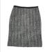 J. Crew Skirts | J. Crew Tweed No. 2 Pencil Skirt Wool Blend | Color: Black/Gray | Size: 2