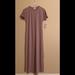 Lularoe Dresses | Lularoe Maria Maxi Dress - Bnwt | Color: Gray/Pink | Size: Xs