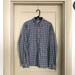 J. Crew Shirts | J Crew Mens Xl Slim Fit 100% Linen Blue Plaid Long | Color: Blue/Tan | Size: Xl