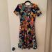 Lularoe Dresses | Lularoe Floral Amelia Dress Size 6-8 | Color: Blue/Pink | Size: S