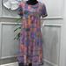 Lularoe Dresses | Brand New Lularoe Multicolor Dress. | Color: Blue/Red | Size: Xxs