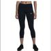 Nike Pants & Jumpsuits | Nike Snug Fit Racer Running Crops- Like New | Color: Black | Size: S