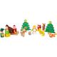 small foot Spielset Waldweihnacht der Tiere aus Holz, mit weihnachtlichen Spielfiguren, für Kinder ab 3 Jahren, 11749