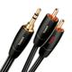 AudioQuest 8 m Tower 3,5 mm - 2 x RCA Audiokabel 3,5 mm schwarz - Audiokabel (3,5 mm, 2 x RCA, Kupfer, 8 m, Schwarz)