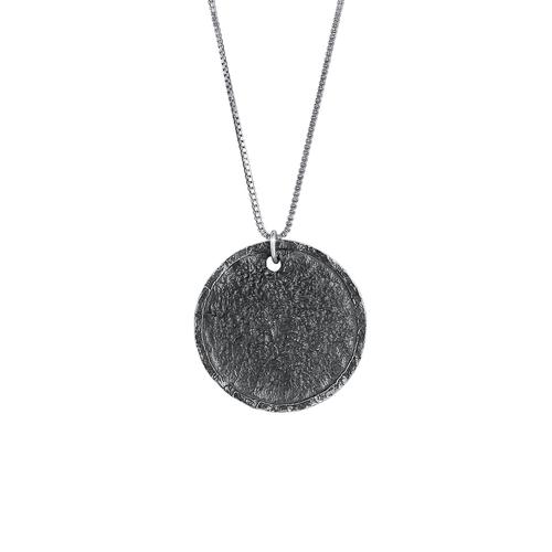 KUZZOI – KUZZOI Halskette Herren Coin Vintage Antike Münze 925er Silber Ketten