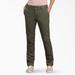 Dickies Women's Flex Slim Fit Double Knee Pants - Grape Leaf Size 16 (FP811)