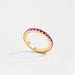 J. Crew Jewelry | J.Crew Gold Pave Stacking Ring | Color: Gold/Pink | Size: Os