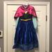 Disney Costumes | Disney Frozen Anna Costume | Color: Blue/Pink | Size: 5/6