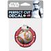 WinCraft Wisconsin Badgers 4'' x Perfect Cut BB-8 Decal