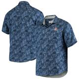 Men's Tommy Bahama Navy Arizona Wildcats Sport Jungle Shade Camp Button-Up Shirt