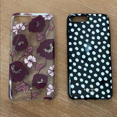 Kate Spade Accessories | Kate Spade Iphone 8 Plus Cases | Color: Black/Purple | Size: 2 For One Price