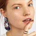 Anthropologie Jewelry | Baublebar For Anthropologie Chunky Earrings | Color: Blue/White | Size: Os