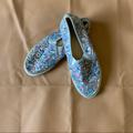 American Eagle Outfitters Shoes | American Eagle Outfitters Slip-On Floral Sneakers | Color: Blue/Pink | Size: 7