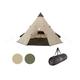 Grand Canyon Black Falls 8 - Rundzelt für 8 Personen | Familien-Zelt, Gruppen-Zelt, Pyramidenzelt, Tipi | Mojave Desert (Beige)