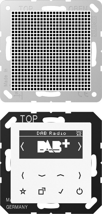 Jung Smart DAB+ Digitalradio DAB A1 WW DABA1WW Image