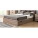 3 Drawer Platform Bed by Angelie Wood in Brown | 12.5 H x 40.5 W x 76 D in | Wayfair Y1402T