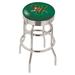 Holland Bar Stool NCAA Bar & Counter Stool Plastic/Acrylic/Leather/Metal/Faux leather in Gray | 30 H x 18 W x 18 D in | Wayfair L7C3C30Vermnt