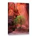 Union Rustic Utah-Green Tree Red Canyon by Dan Wilson - Wrapped Canvas Photograph Print Canvas in Green/Red | 18 H x 12 W x 2 D in | Wayfair