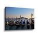 Breakwater Bay San Marco Square Gondolas by Kathy Yates - Photograph Print on Canvas in Blue/Indigo/White | 8 H x 12 W x 2 D in | Wayfair