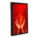 Winston Porter Chakra Fire by Elena Ray - Graphic Art Print on Canvas in Red/White | 24 H x 16 W x 2 D in | Wayfair