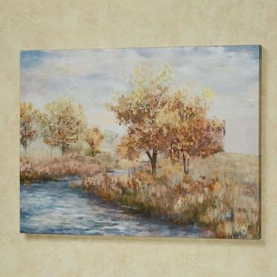 Golden Afternoon Canvas Wall Art Multi Warm , Multi Warm