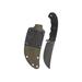 Case Winkler Fixed Blade Knife 4.5in 80CRV2 Hambone Blade Caswell Finish Winkler Black Textured Rubber Handle Case Winkler Hambone 43178