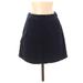 Forever 21 Casual A-Line Skirt Mini: Blue Solid Bottoms - Women's Size Small