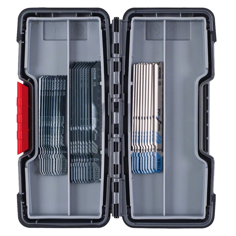 Bosch Stichsägeblatt-Set Wood and Metal, 30-teilig, Einnockenschaft Image