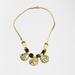 Madewell Jewelry | Madewell Bead Statement Necklace | Color: Black/Gold | Size: Os