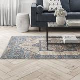 Blue 48 x 0.25 in Area Rug - Union Rustic Alieda Oriental Light Area Rug Polyester | 48 W x 0.25 D in | Wayfair 8F853E46BFC0486E8DD8D19AF2C996D3