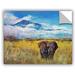 Bungalow Rose Elephant Landscape Removable Wall Decal Vinyl | 24 H x 18 W in | Wayfair 2A87837097854EB79BEC8F6D017ED26B