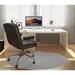 Dakota Fields Sumatra Low Pile Carpet Straight Round Chair Mat in Gray | 0.08 H x 60 W x 60 D in | Wayfair F8CC6B95AE8848D4AA3830377049A3E8