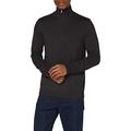 Selected Homme Men's SLHBERG Half Zip Cardigan B NOOS Sweatshirt, Anthracite/Detail: Melange, L