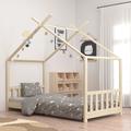 vidaXL Kids Bed Frame Solid Pine Wood 70x140 cm