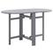 vidaXL Garden Table Grey 120x70x74 cm Solid Acacia Wood