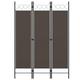 vidaXL 3-Panel Room Divider Anthracite 120x180 cm