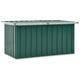 vidaXL Garden Storage Box Green 129x67x65 cm