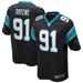 Men's Nike Kevin Greene Black Carolina Panthers Game Retired Player Jersey