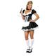 GGTBOUTIQUE Top Totty Miss Sassy French Maid Costumes (5XL) Black/White