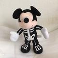 Disney Holiday | Disney Mickey Mouse Halloween Skeleton Animated | Color: Black/White | Size: 12"